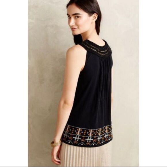 Anthropologie Akemi +Kin Firelight Fringe Tank Top - Picture 2 of 8